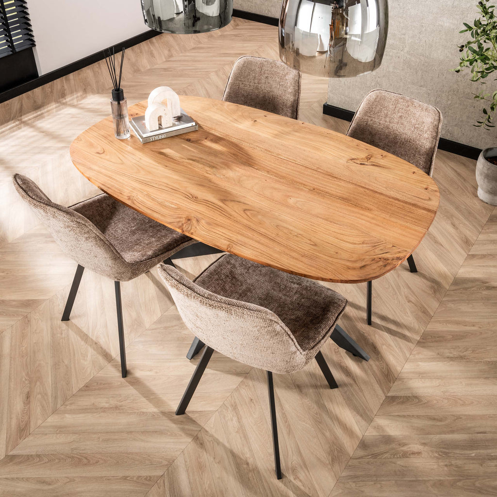 Esstisch Arhus Massiv dänisch oval 150cm