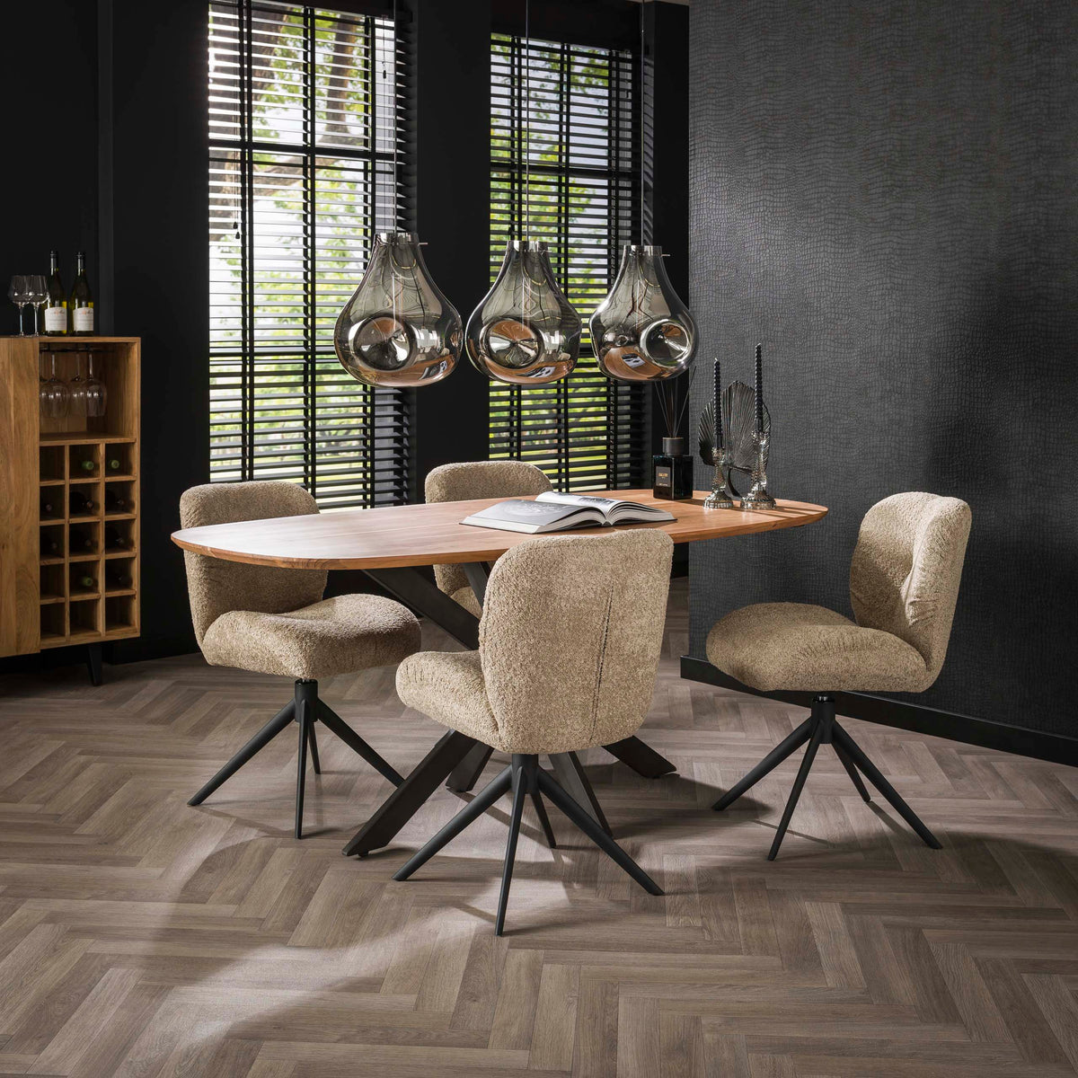 Esstisch Arhus Massivholz dänisch oval 180cm