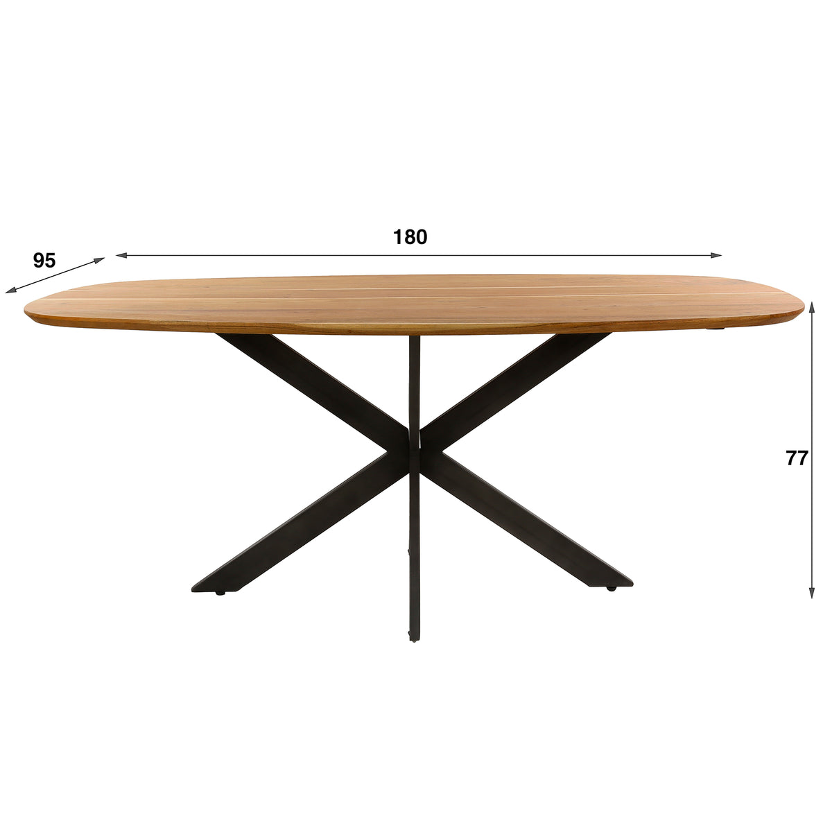 Esstisch Arhus Solid dänisch oval 180cm