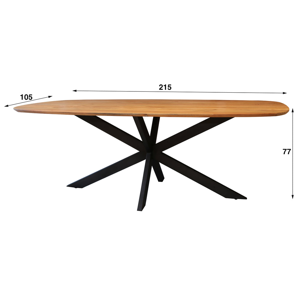 Esstisch Arhus Solid dänisch oval 215cm