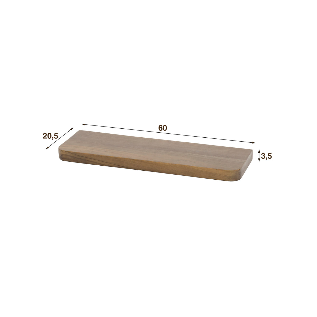 Wandregal Carve 60cm