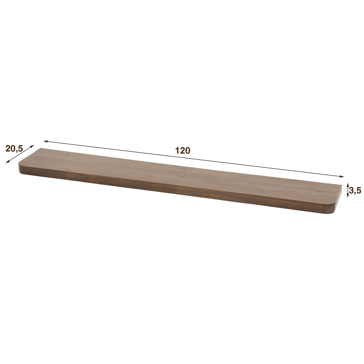 Wandregal Carve 120cm