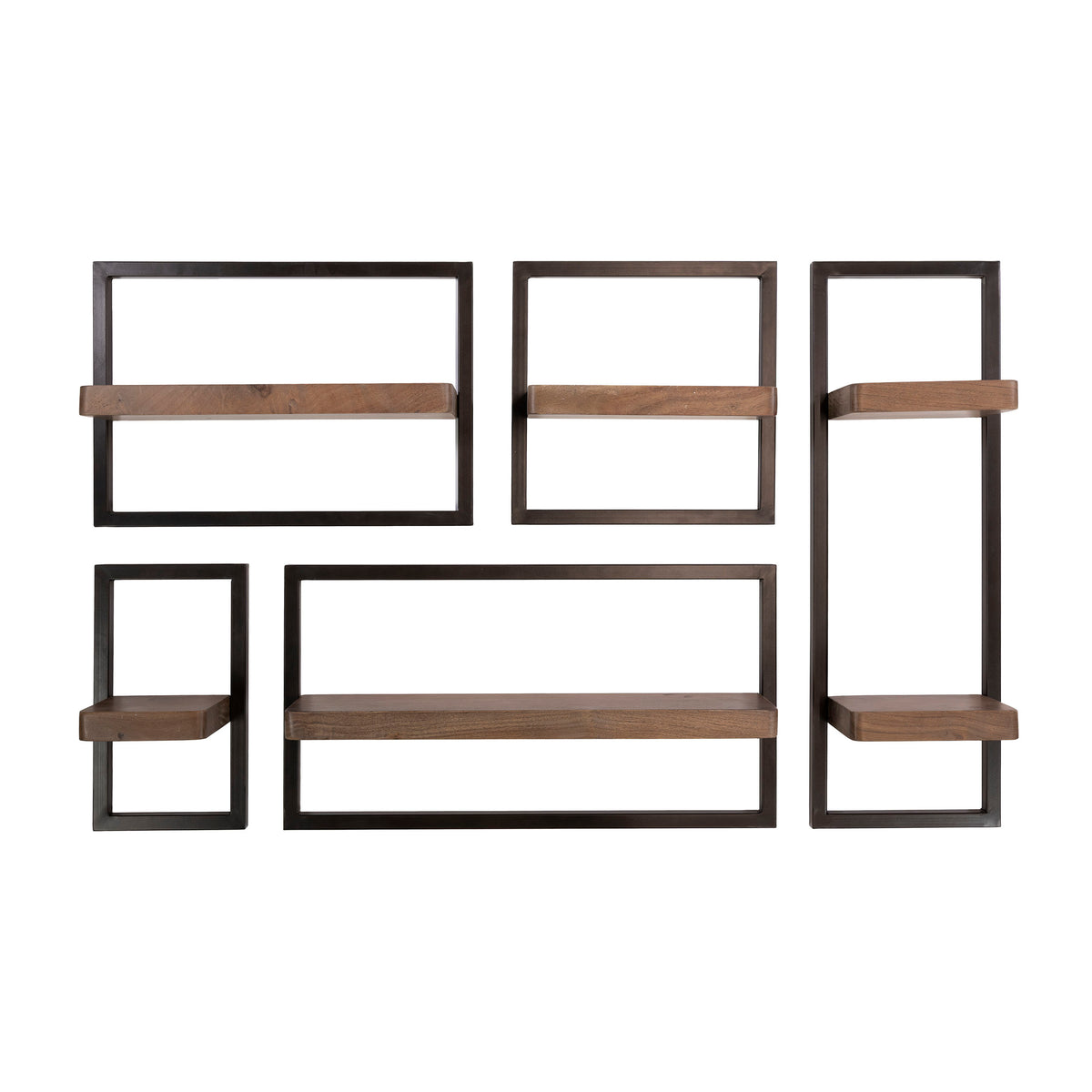 Wandregal Carve 5er-Set