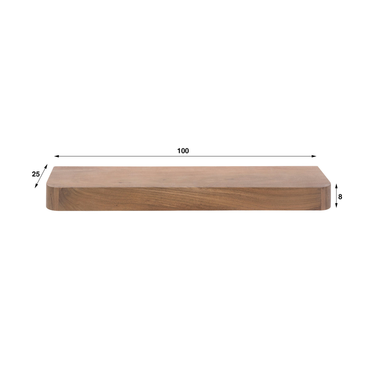 Wandregal Carve 100 cm