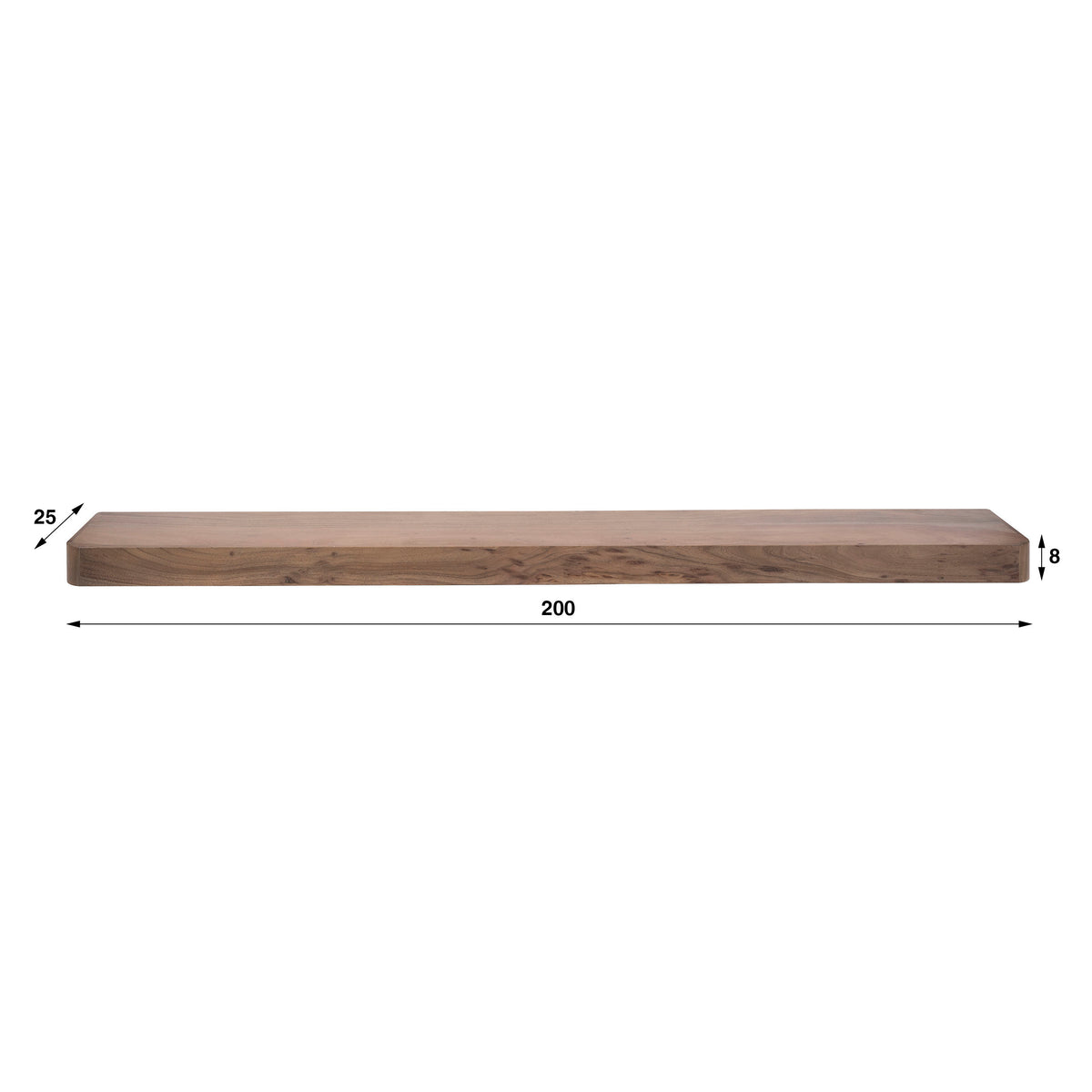 Wandregal Carve 200 cm