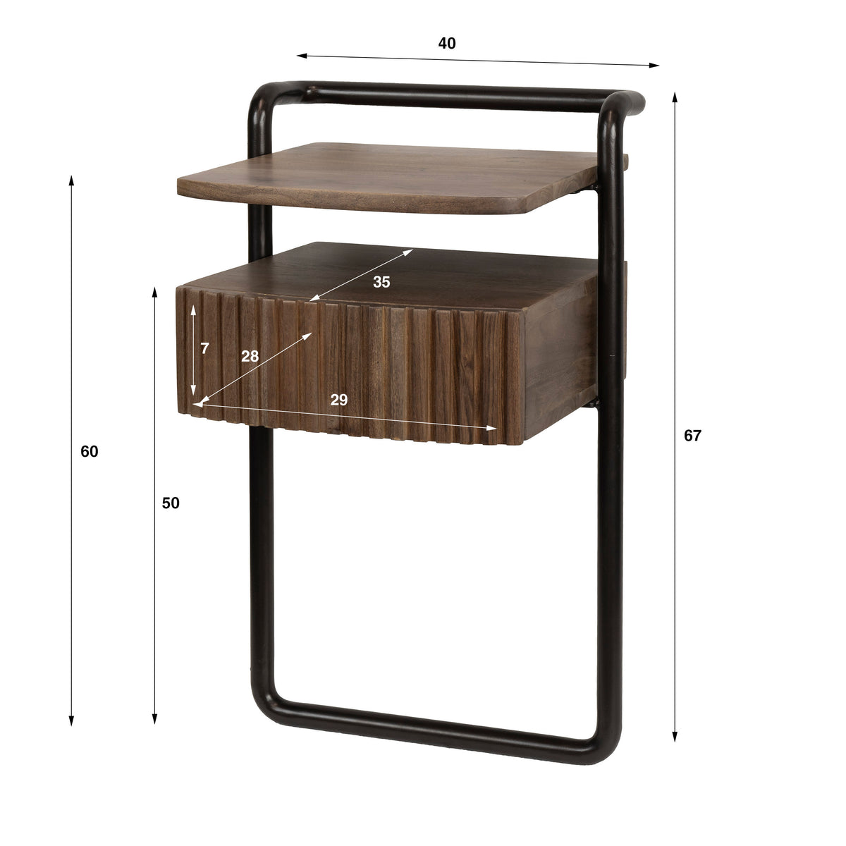 Nachttisch Linea 1 Schublade