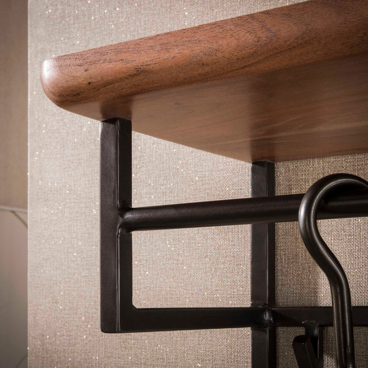 Garderobe Edge Curve hoch 12 Haken