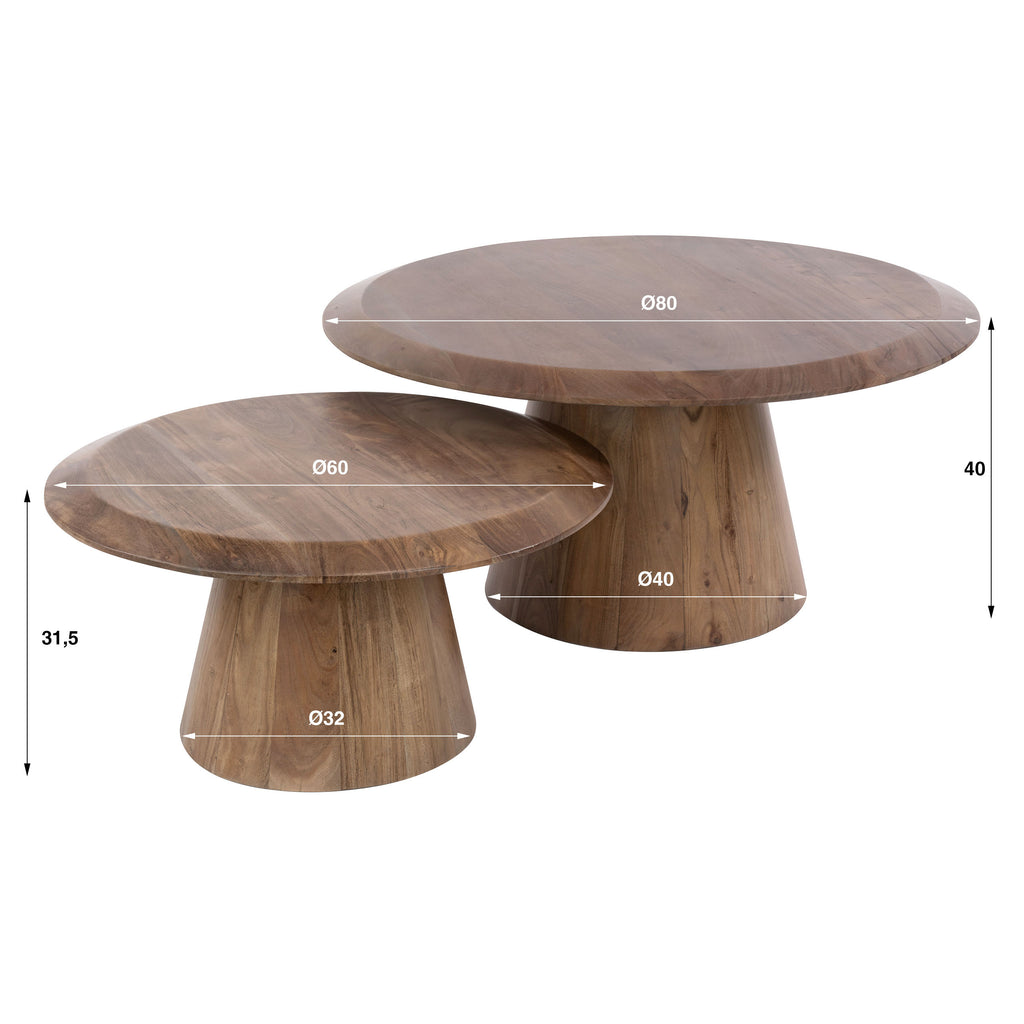 Couchtisch Rona 2er-Set