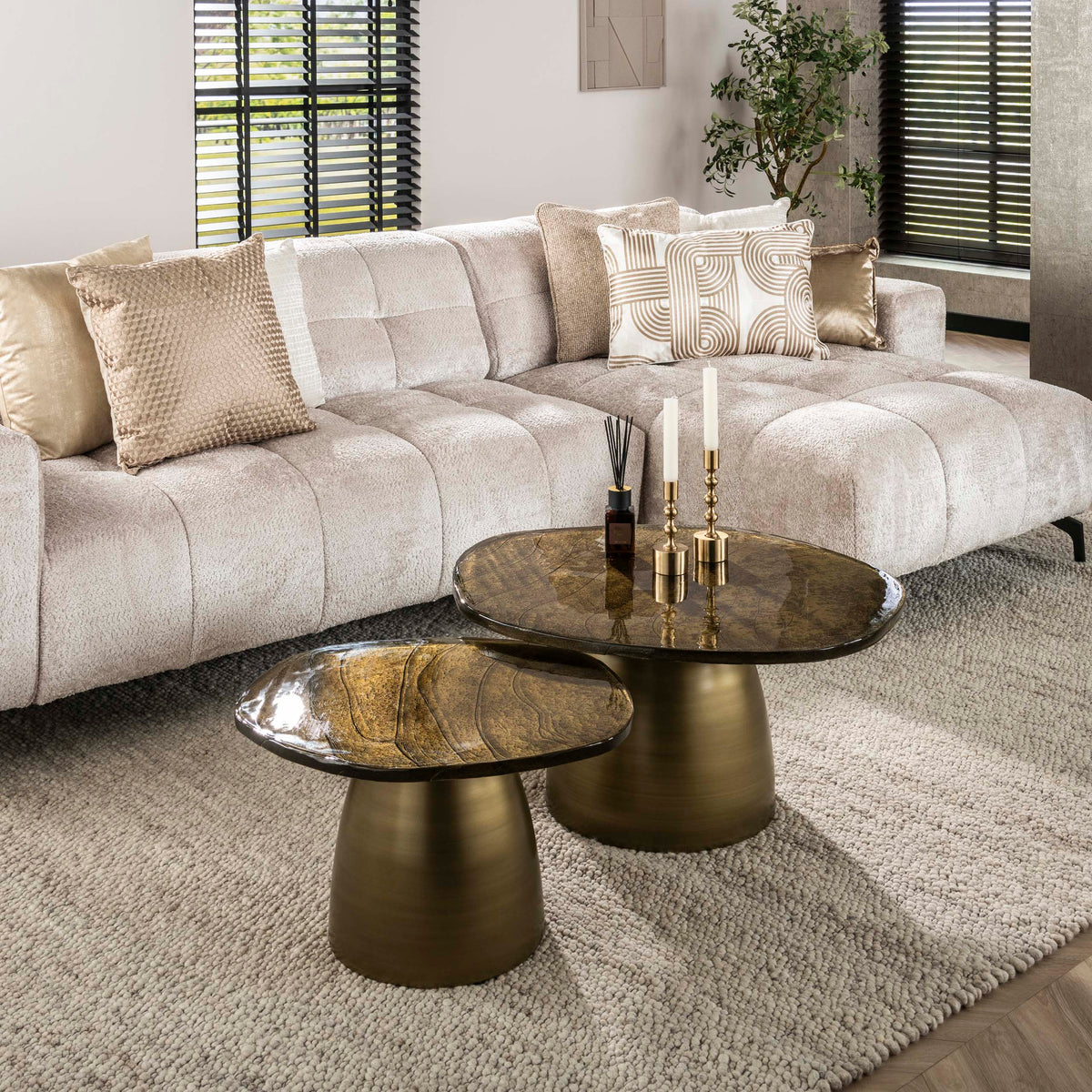 Couchtisch-Set Eclipse, 2-teilig