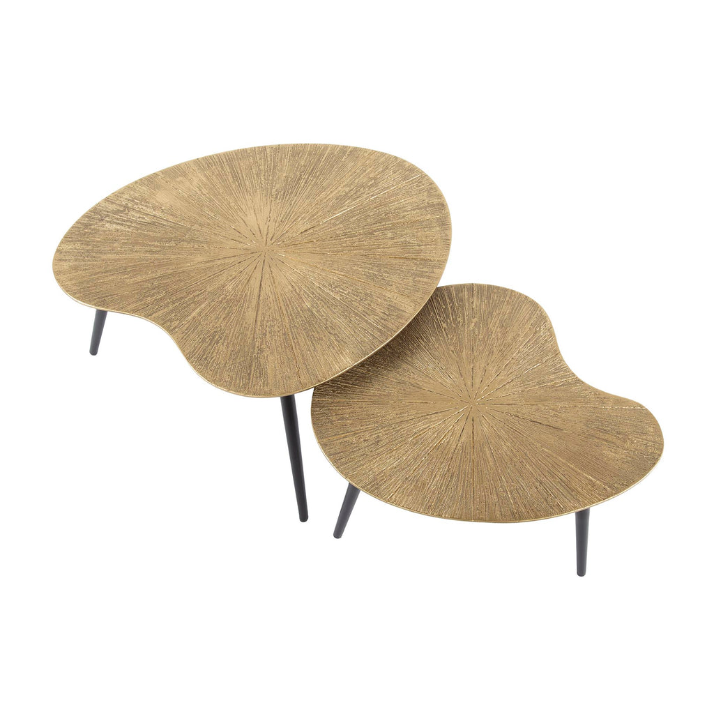 Couchtisch Ray nierenform Set aus 2