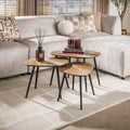 Couchtisch Ray viereckig Set aus 3