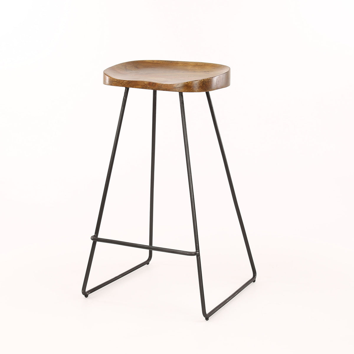 Barhocker Holzplatte 4er-Pack