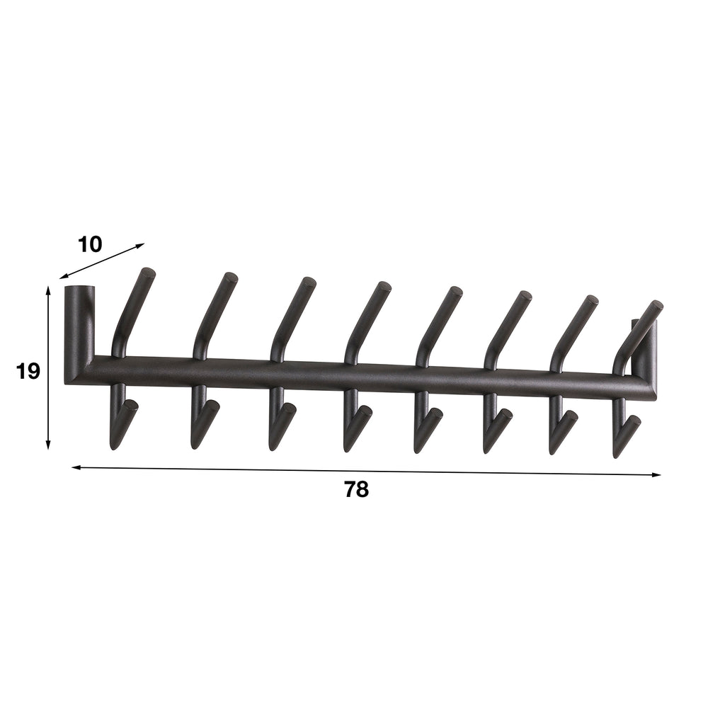 Garderobe Tubo 2x8 Haken