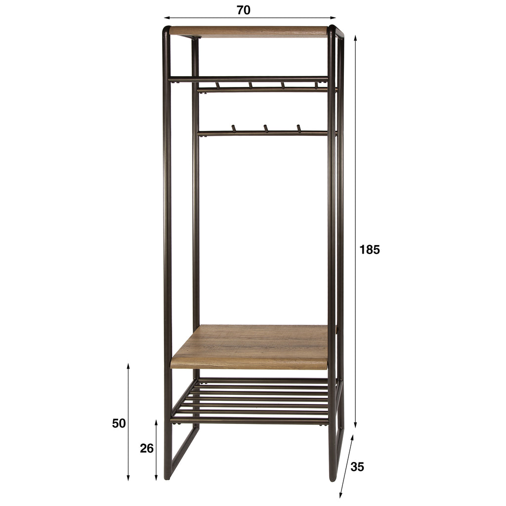 Garderobenmöbel Luno 70 cm