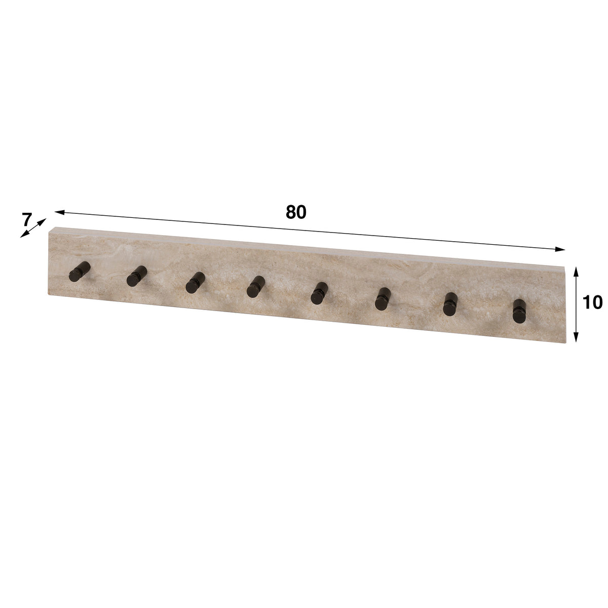 Garderobe Travino 8 Haken