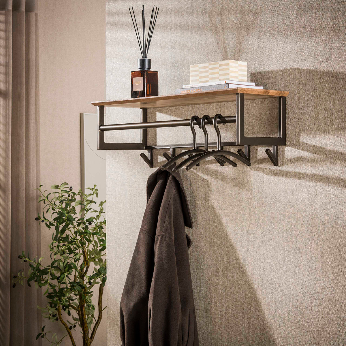 Garderobe Bruno 6 Haken