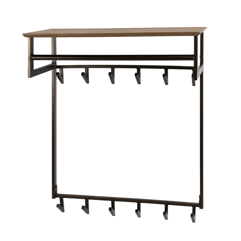 Garderobe Bruno hoch 2x6 Haken