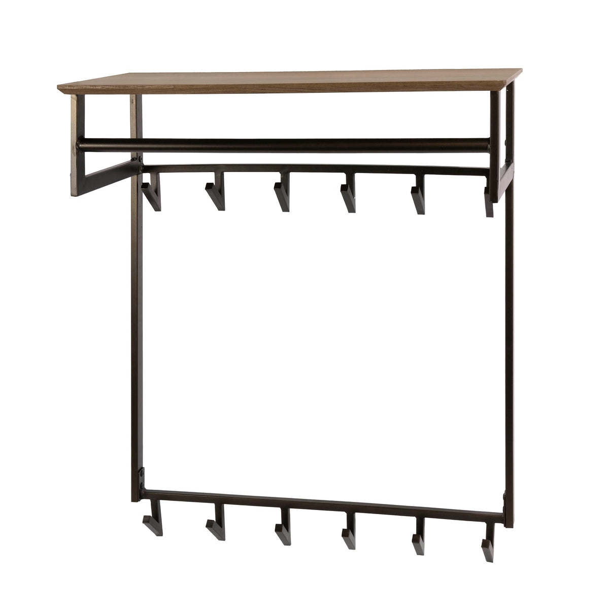Garderobe Bruno hoch 2x6 Haken