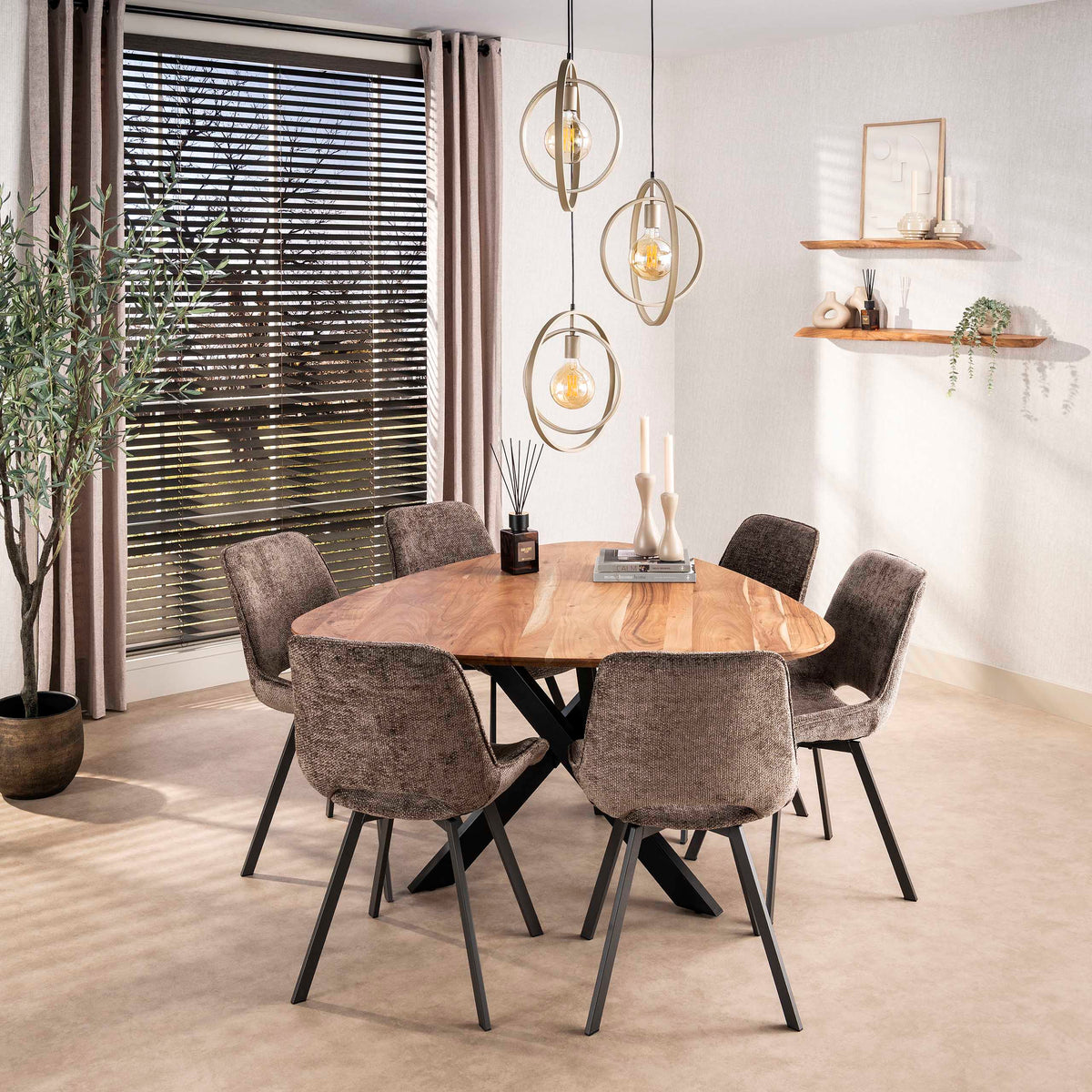 Stuhl Swivel drehbar, 4er-Pack