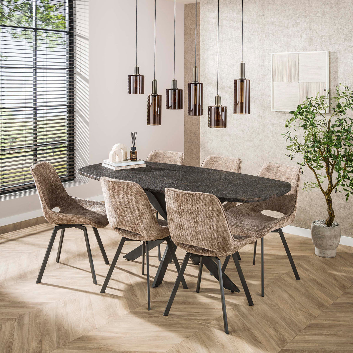Stuhl Swivel drehbar, 4er-Pack