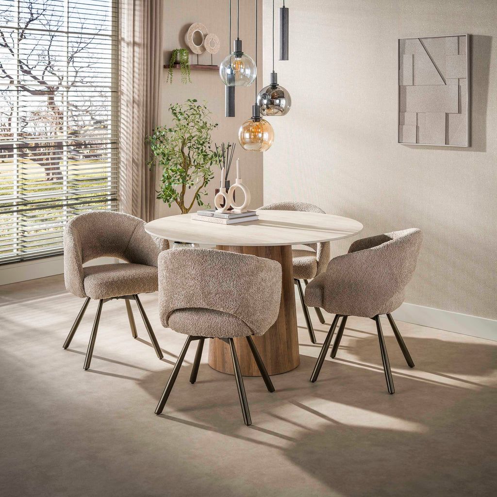 Armlehnstuhl Salon Cross drehbar 2er-Pack
