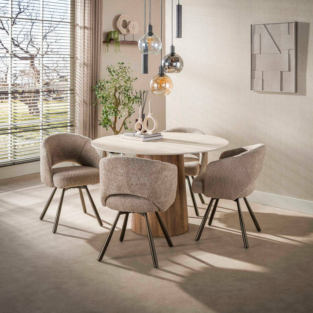 Armlehnstuhl Salon Cross drehbar 2er-Pack