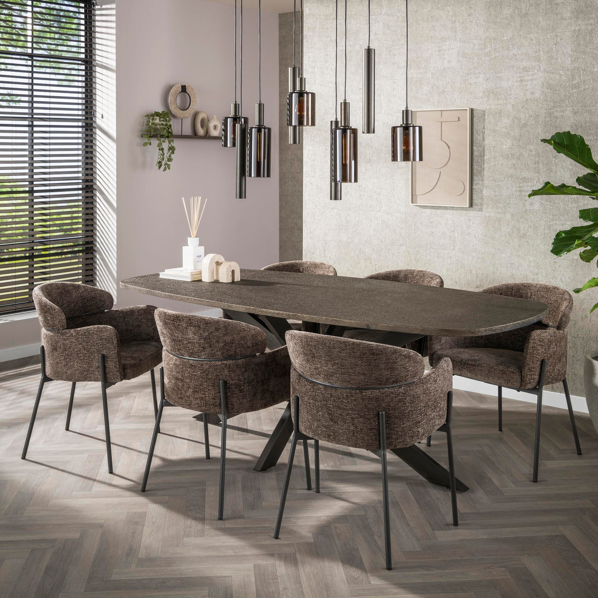 Armlehnstuhl Curva 2er-Pack