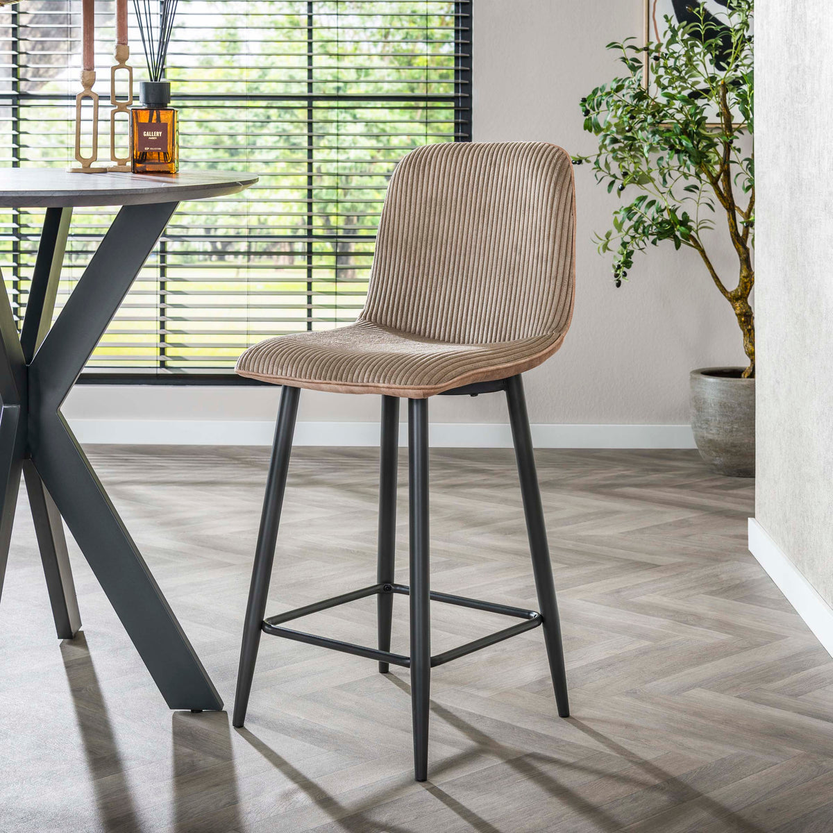 Barhocker Rib 2er-Pack
