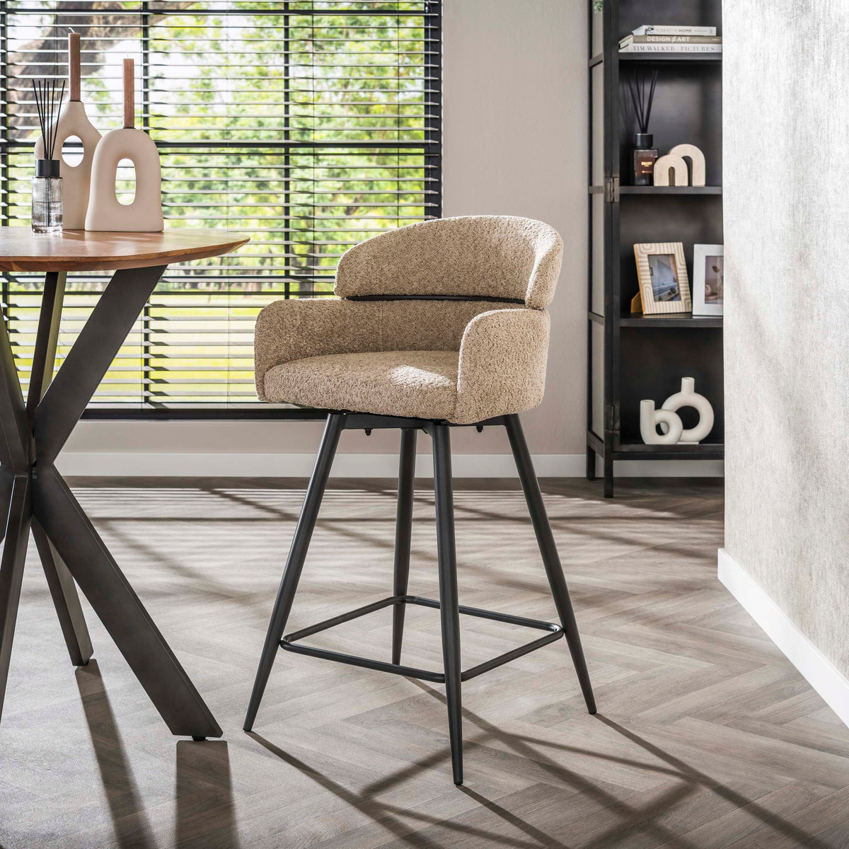 Barstuhl Curva, drehbar 2-Pack