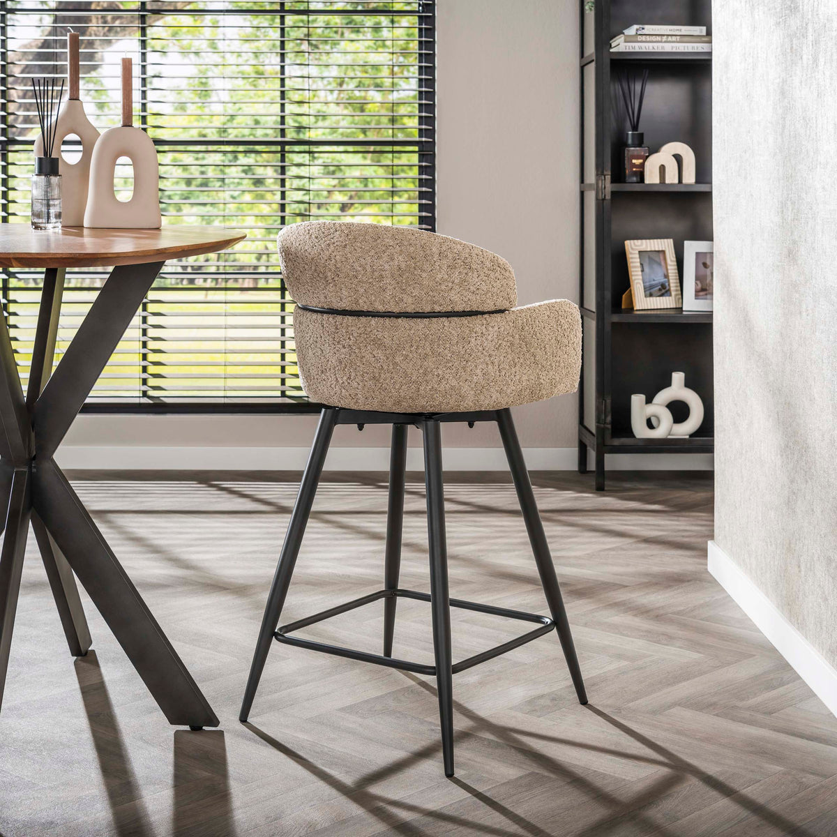 Barstuhl Curva, drehbar 2-Pack