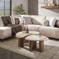 Couchtisch Romano organisch Set aus 2