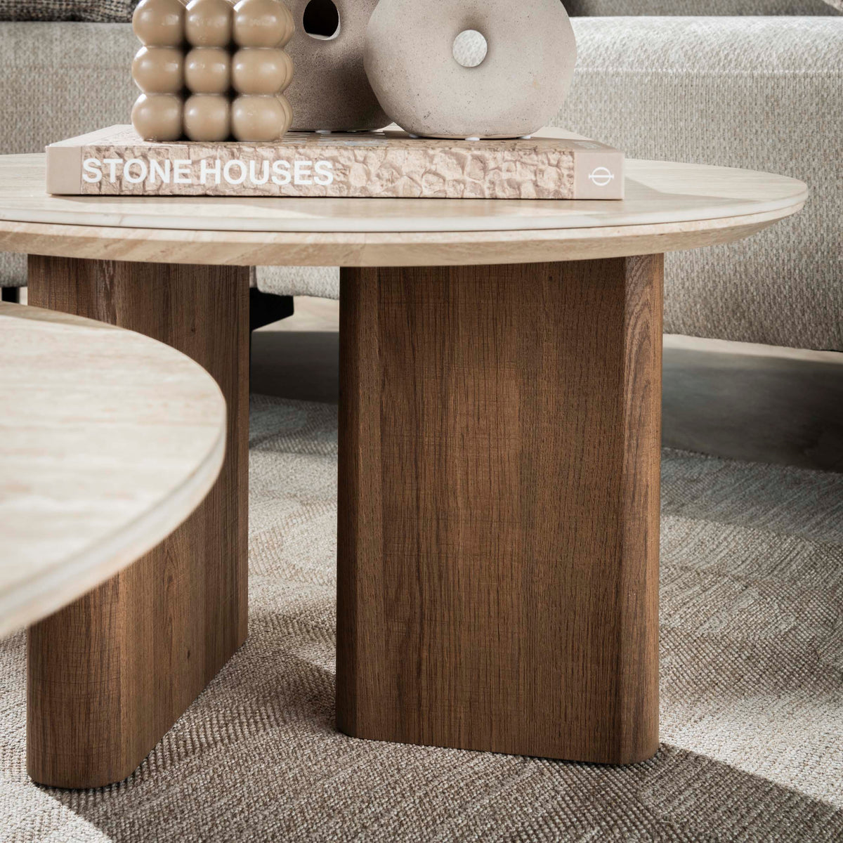 Couchtisch Romano rund 2er-Set