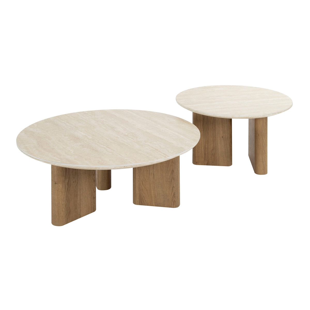 Couchtisch Romano rund 2er-Set