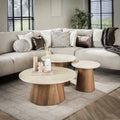 Couchtisch Romano rund Set aus 3