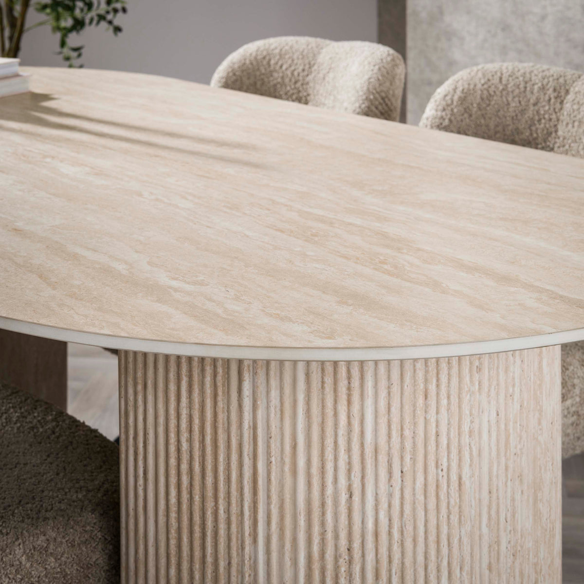 Esstisch Romano Arch flach oval 180cm