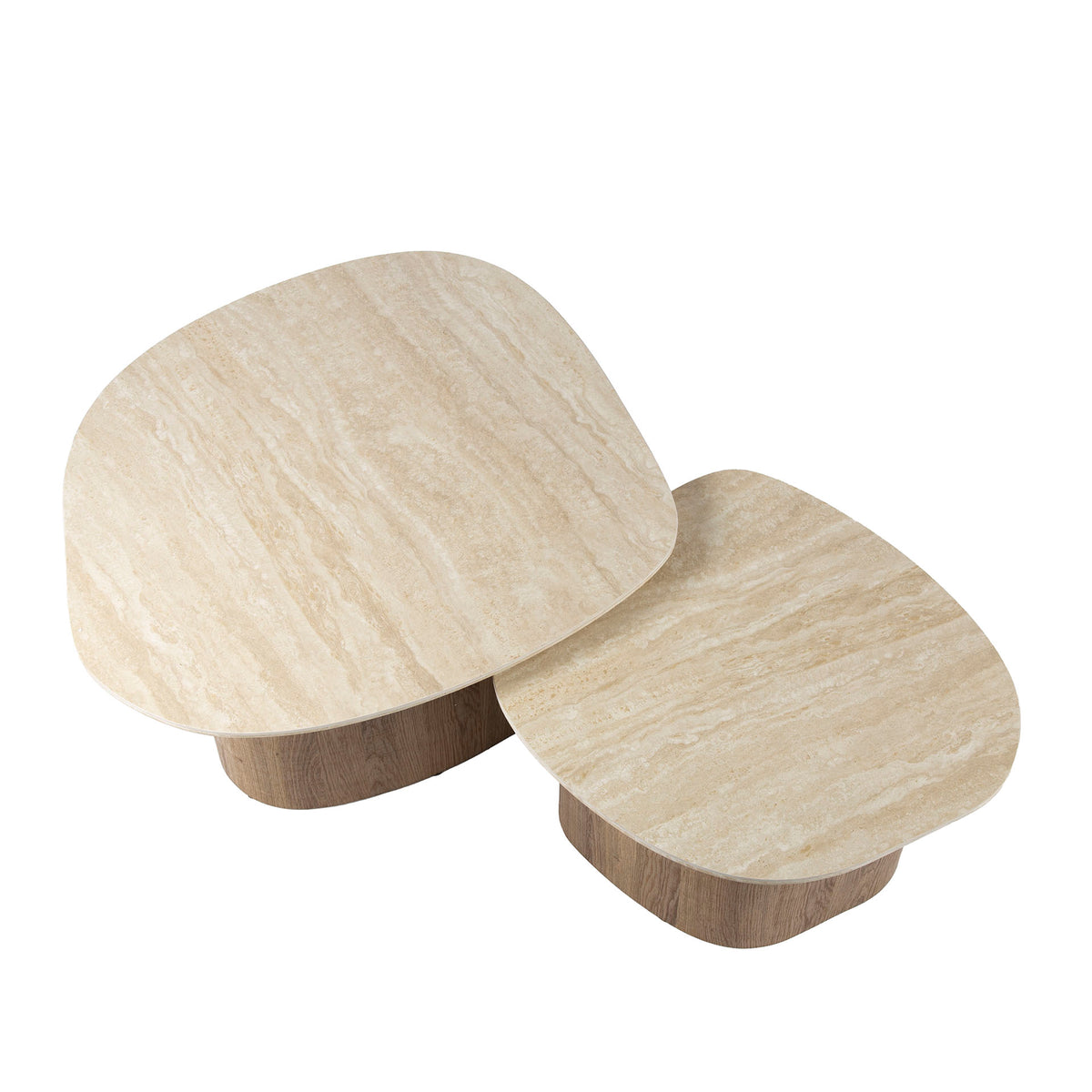 Couchtisch Romano Kiesel 2er-Set