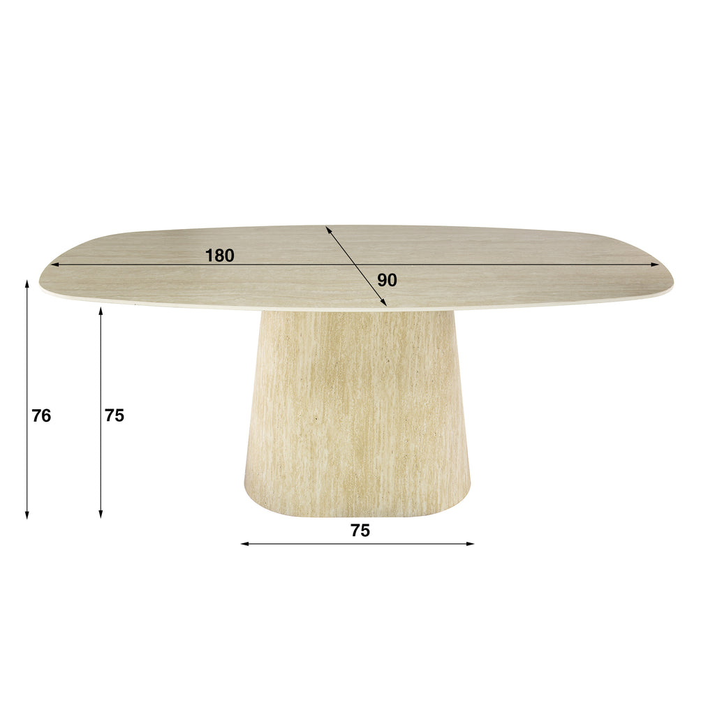 Esstisch Centro dänisch oval 180cm