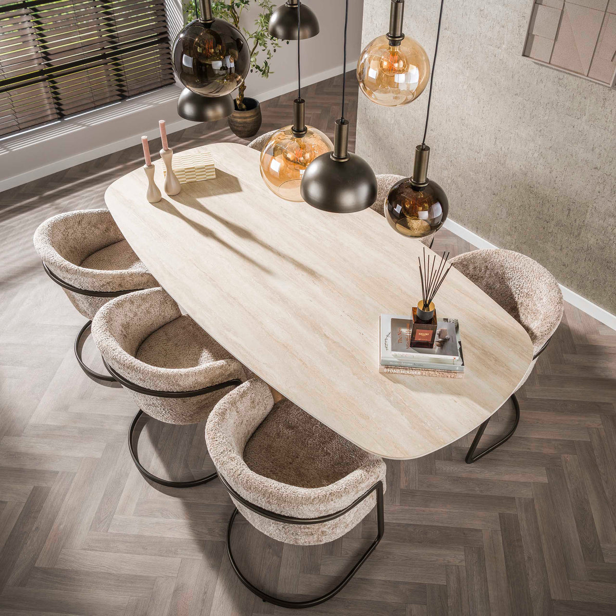 Esstisch Romano Centro Dänisch Oval 215cm