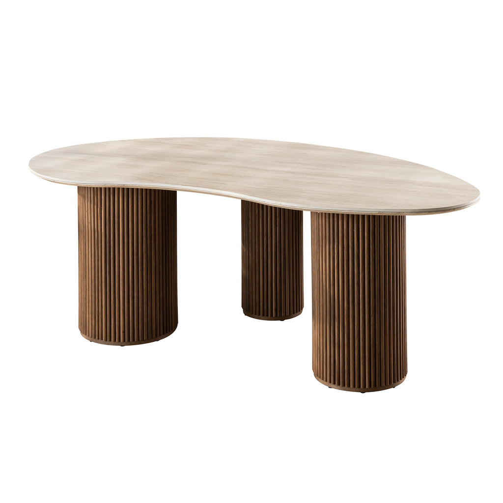 Dining table Romano kidney-shaped 215cm