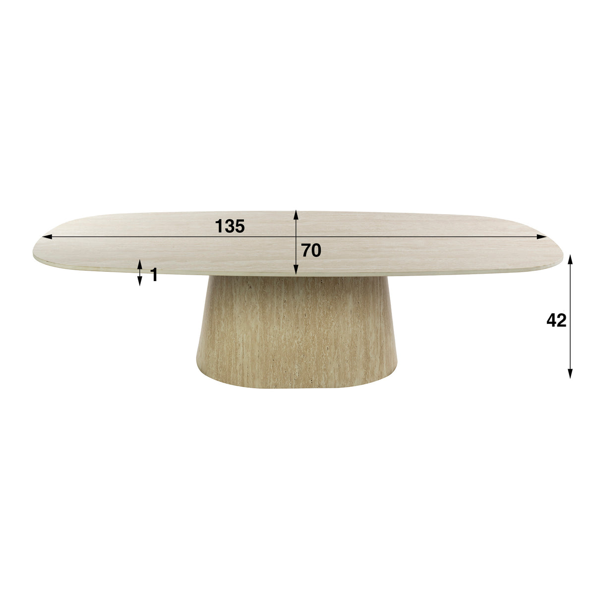 Couchtisch Centro 135cm