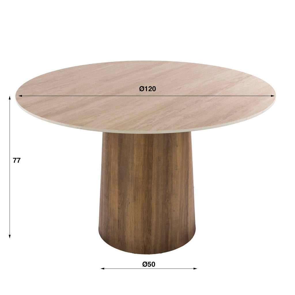 Esstisch Romano Centro rund Ø120cm