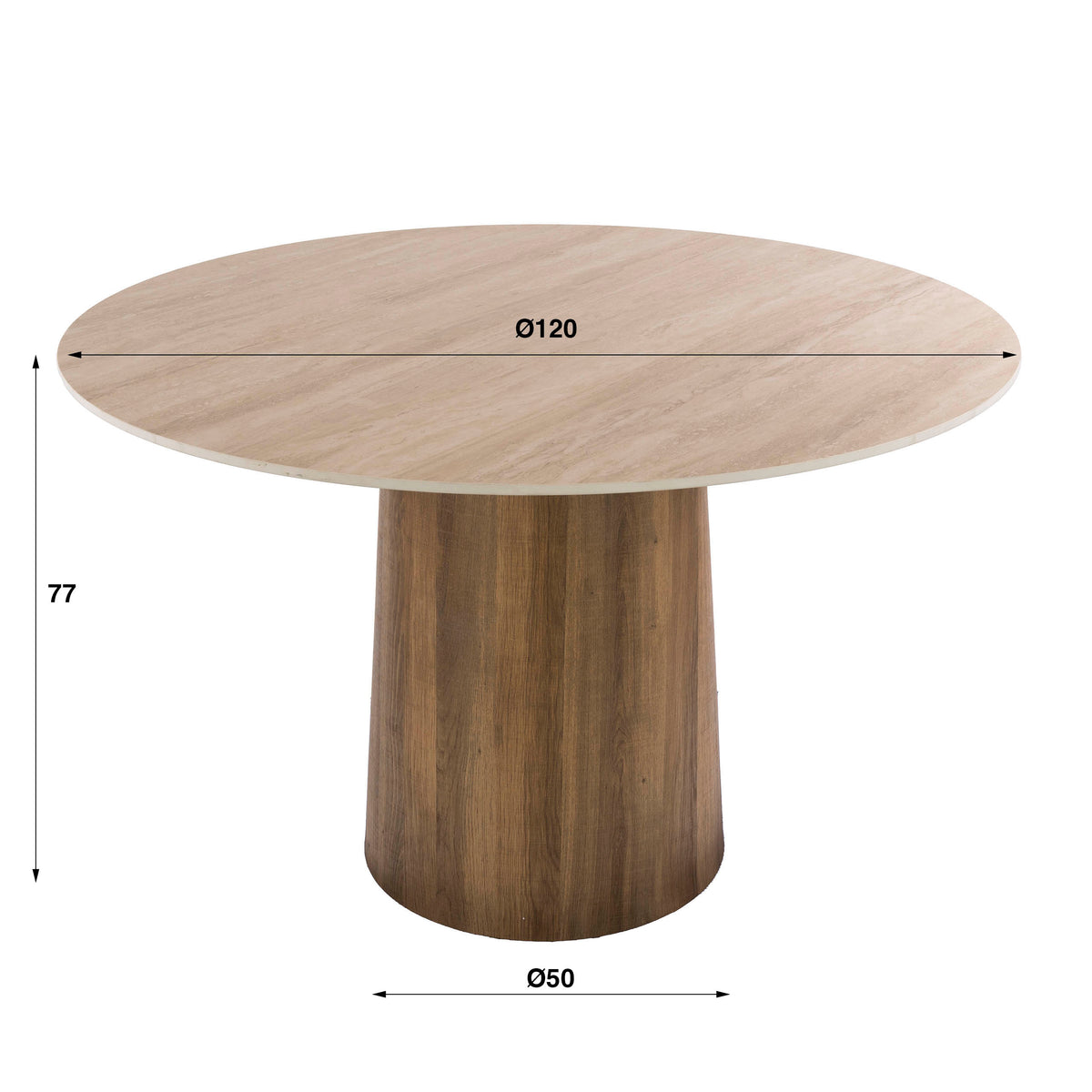 Esstisch Romano Centro rund Ø120cm