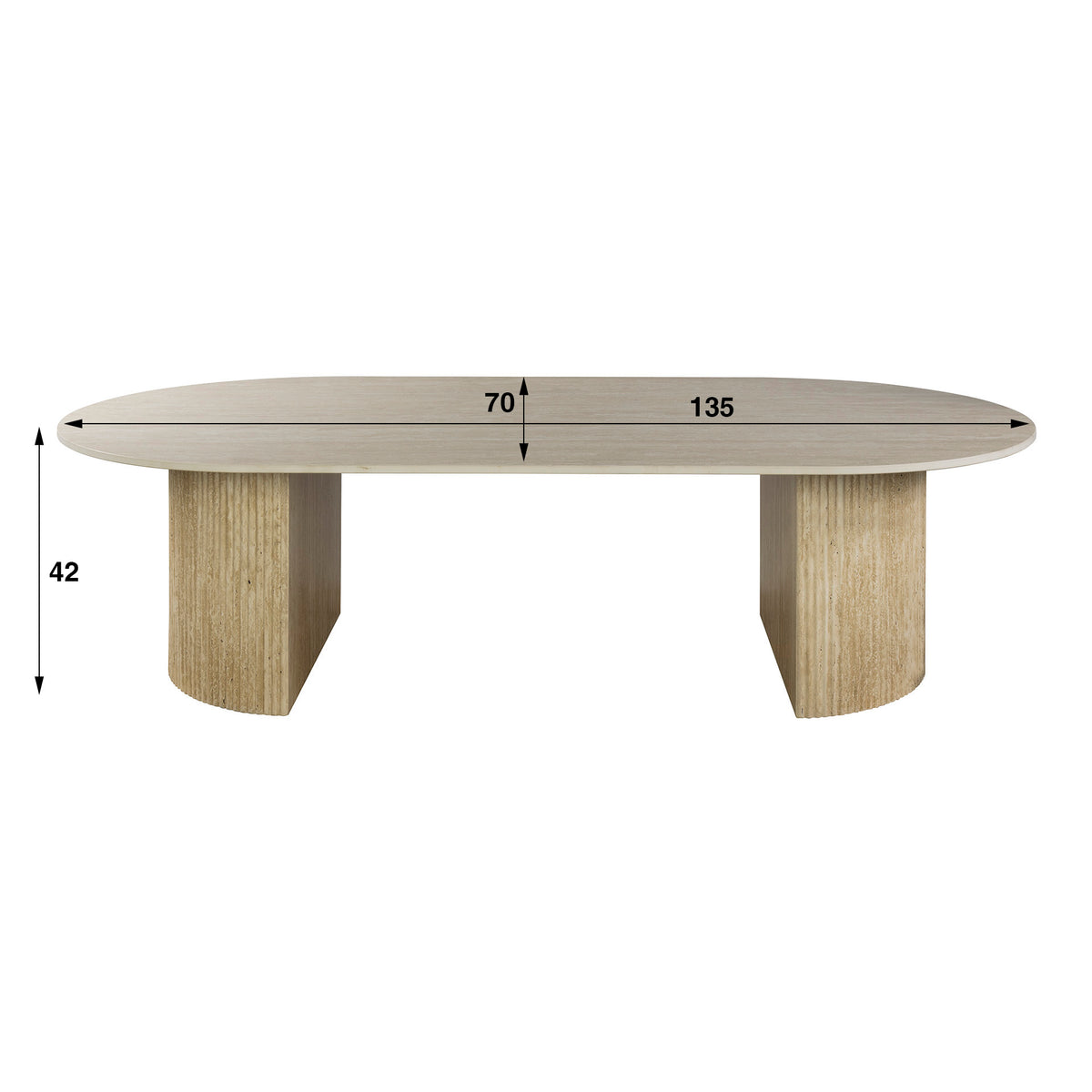 Couchtisch Romano Arch 135cm