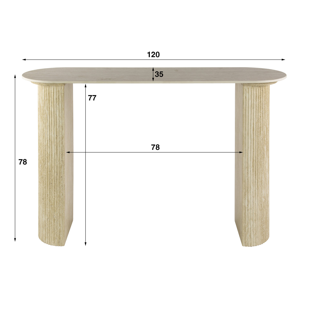 Console/Vanity Table Romano Arch