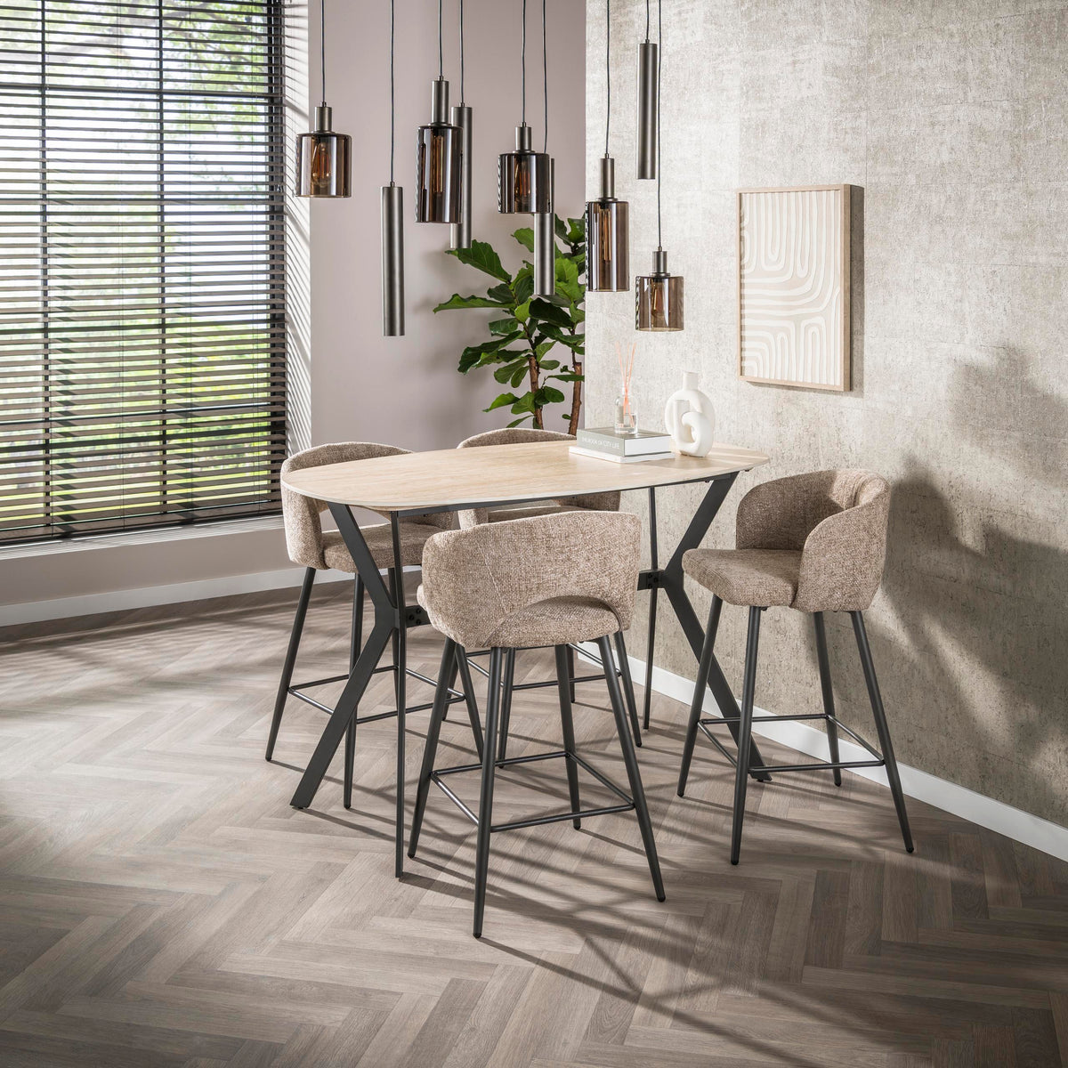 Bartisch Romano dänisch oval 140 cm