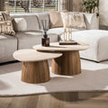Couchtisch Romano dreieckig Set aus 2