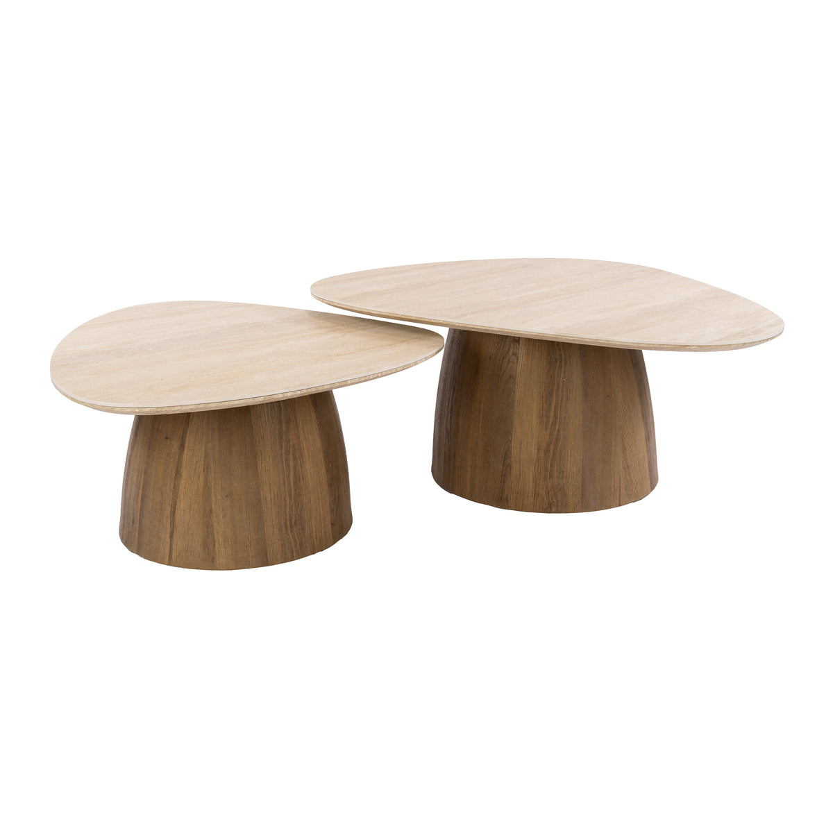 Couchtisch Romano dreieckig, 2er-Set