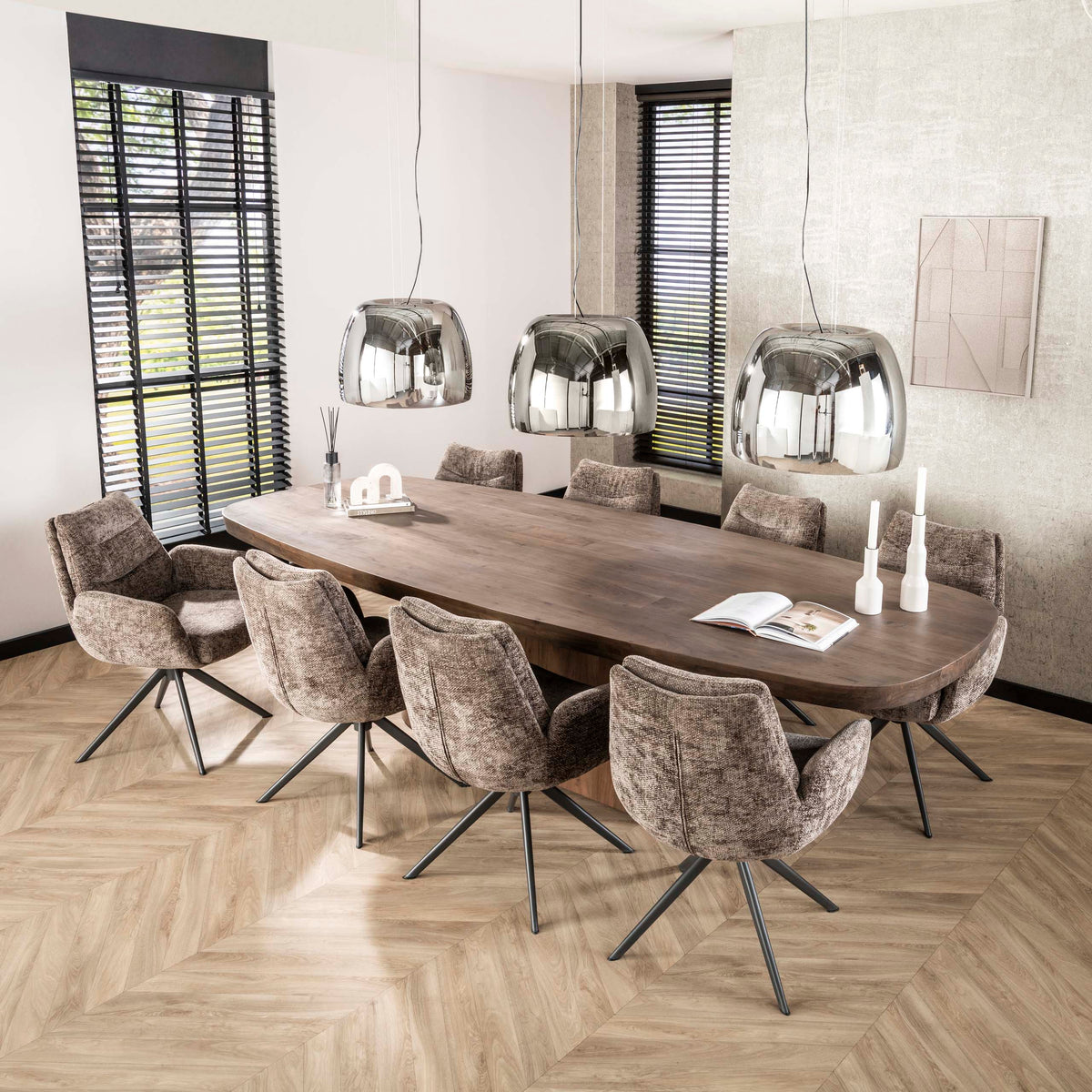 Armlehnstuhl Lounge, drehbar, 2er-Pack