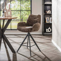 Barstuhl Lounge, drehbar, 2er-Pack