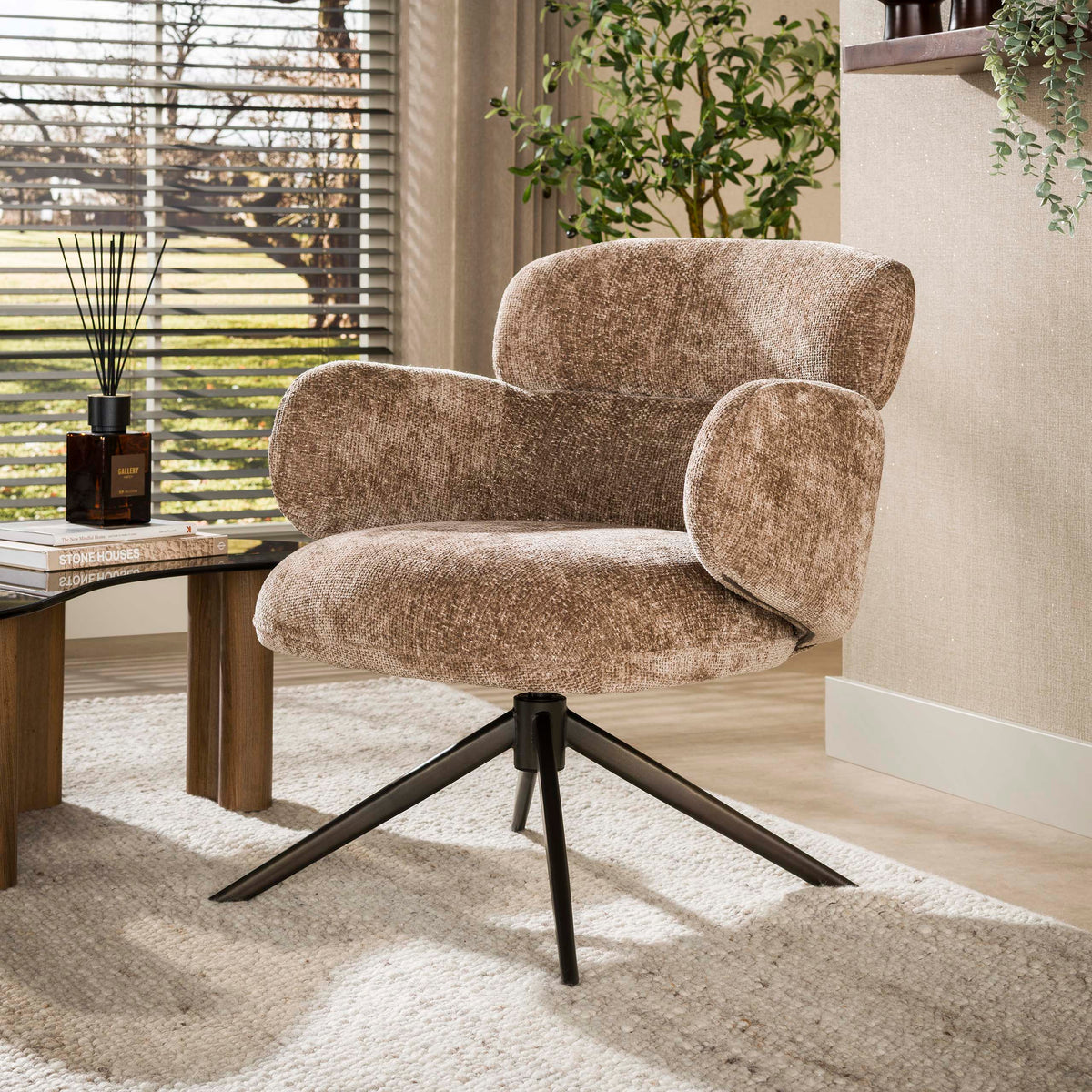 Swivel armchair Flex